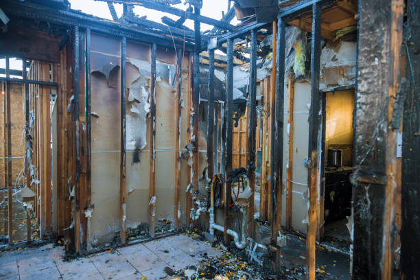 Professional Fire Damage Removal technician working in Herriman, UT